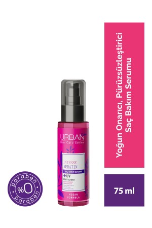 Intensives Keratin-Spezial-Haarpflegeserum für stark geschädigtes Haar – vegan – UV-Schutz – 75 ml - Urban Care