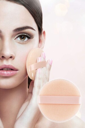 İpek Doku Pon Pon - Büyük Boy Föndoten ve Pudra Süngeri - Govern