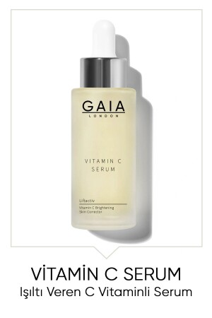 Işıltı Veren Canlandırıcı Ve Aydınlatıcı Renk Tonu Eşitleyici Vitamin C Serum 50ml GAİA-VİTAMİN C 01 - Gaia London