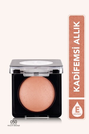 Işıltılı Fırınlanmış Allık - Baked Blush-On - 050 Peachy Bronze - 8682536051477 - Flormar