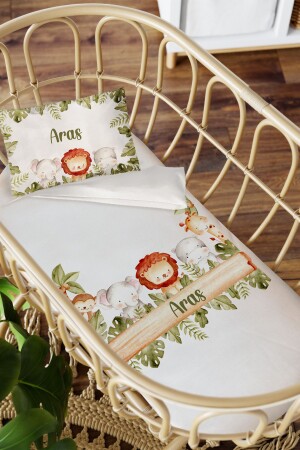 Isme Özel Anne Yanı 60x100 Beşik Uyku Nevresim Takımı - Homamia