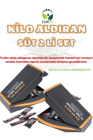 İştah Açıcı-Kilo-Aldırıcı Bitkisel Karışım Süt Tozu 2'Lİ SET - Forx5