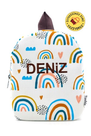 [ İSTEDİĞİNİZ İSMİ YAZIYORUZ ] Bohem 0-8 Yaş Çocuk Sırt Çantası- Kreş - Anaokulu Çantası - Tosbiş