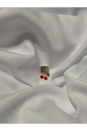 İtalyan Bileklik Kiraz Çelik Charm - Octw