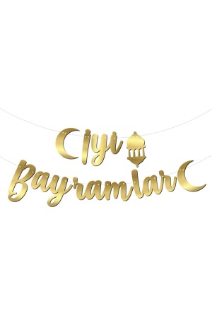 Iyi Bayramlar Kaligrafi Banner Hoşgeldin Ramazan - 1