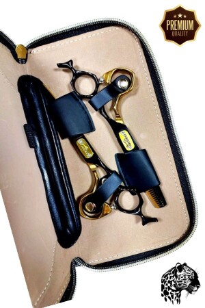 Jaguar Haarschneidescheren-Set mit Lederetui, professionelles Friseur-Friseur-Set, 6 Zoll, XLJ51 - Jaguar