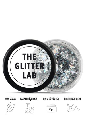 Jel Formlu Parlak Glitter - Metallic Space Face Glitter SP01 - The Glitter Lab