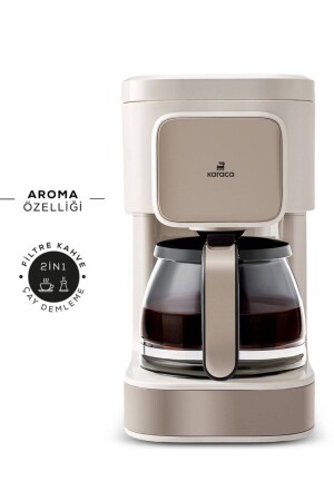 Just Coffee Aroma 2-in-1 Filterkaffee- und Teebrühmaschine Latte - Karaca