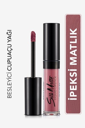 Kadife Dokulu Likit Mat Ruj - Silk Matte Liquid Lipstick - 010 TENDER TERRA - 8690604505371 - Flormar