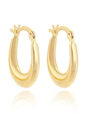 Kadın 14 Ayar Altın Halka Küpe - Moom Mücevherat