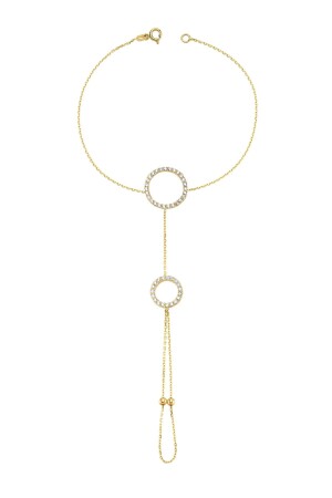 Kadın Altın Çember Taşlı Şahmeran VK0517 - Glorria