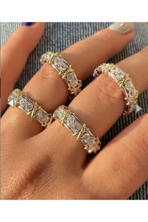 Kadın Ayarlanabilir Yüzük Tıff Co Yüzük Vıp Seri Yüzük - Bee