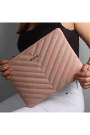 Kadın Deri El Portföy Çanta 1615 Pudra 1615C - My Valice