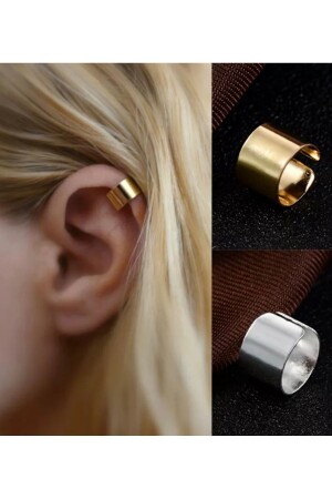 Kadın Gold- Gümüş Kıkırdak Küpe Seti - Monalisatoka