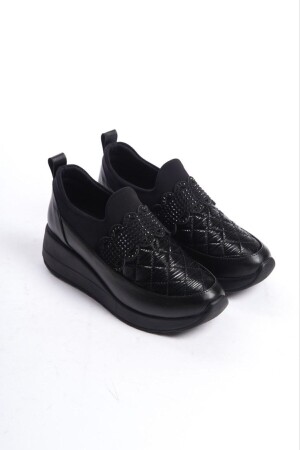 Kadın Günlük Ayakkabı Kadın Ortopedik Ayakkabı Taş Detaylı Tam Ortopedik Anne Ayakkabısı - Mod10