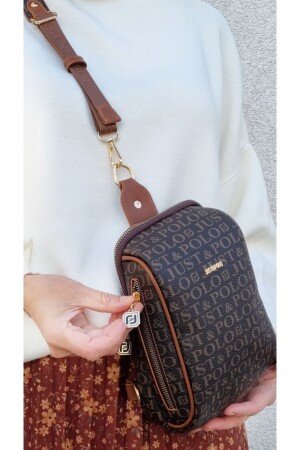 Kadın Kahve Taba Vücut Çantası Bodybag tmjust2044 - Just Polo