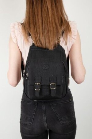 Kadın Krinkıl Kumaş Okul El Ve Sırt Çantası - Star Polo