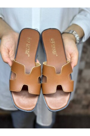 Kadın Terlik Yazlık Günlük Terlik Deniz Plaj Çeyiz Misafir ev terliği TABA - Yildiz Shoes
