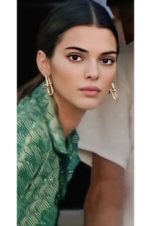 Kadın Tiffany Gold Küpe - Monalisatoka