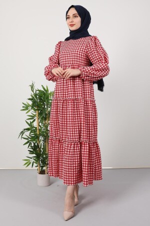 Kadın Yazlık Gofre Elbise 440010 - 1