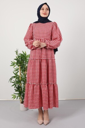 Kadın Yazlık Gofre Elbise 440010 - 3