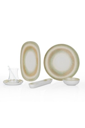 Kahvaltı Takımı 32 Parça-yeşil 1S4234-02001-YSL01 - Schafer