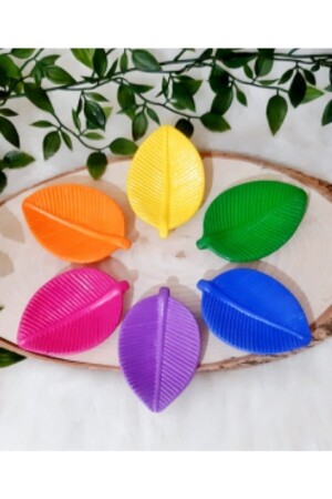 Kahve Yanı Sunumluk-yaprak Tasarımlı Drajelik-lokumluk 6-adet - Starmix