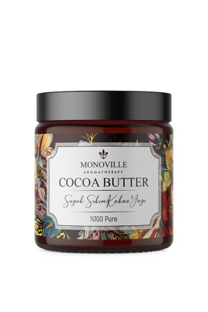 Kakao Yağı 100 ml Soğuk Sıkım Nemlendirici %100 Saf Ve Doğal ( Cacao Butter ) - Monoville