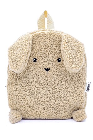 Kaninchen Beige 0-8 Jahre alt Kinderrucksack - Kindergarten - Kindergartentasche - Tosbiş