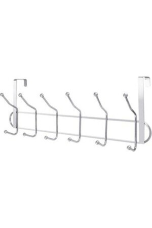 Kapı Arkası Askılığı 12 Kancalı Paslanmaz Krom - Kukohomes