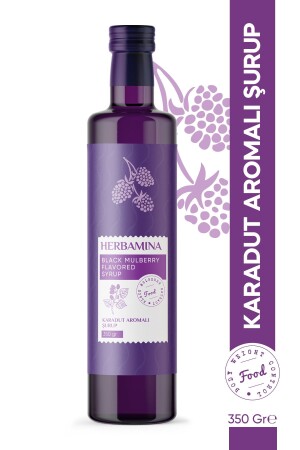 Karadut Aromalı Şurup 350 gram - Herbamina