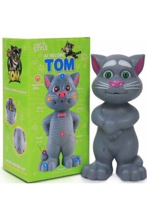 Kararlı Konuşan Kedi Tom Ses Kaydeden Müzikli 23 Cm - Tom Cat