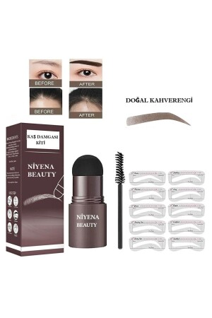 Kaş Damgası Şekillendirme Kiti Doğal Kahverengi - Niyenabeauty