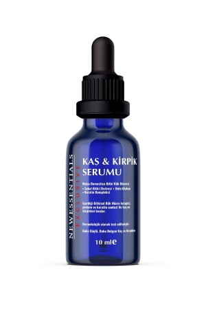 Kaş Kirpik Serumu (Keratin Kompleks - Biotin - Bitki Kök Hücre)-10 ml 8682079030090 - New Essentials