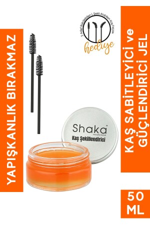 Kaş Şekillendirici & Kaş Sabitleyici Wax 50 gr Keratin Ve E Vitamin Içerikli Besleyici Wax - Shaka