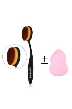 Kaşık Fondöten Fırça - Armut Makyaj Süngeri - Lizagold