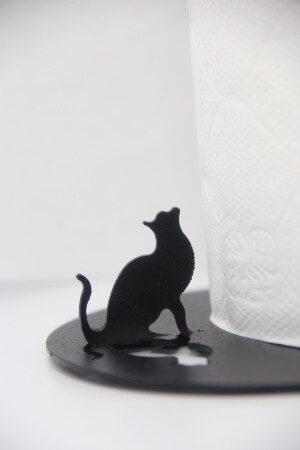 Katzen-Vogel-Papierhandtuchhalter aus Metall pçt001 - 2