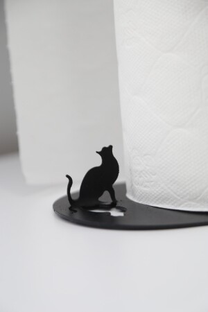 Katzen-Vogel-Papierhandtuchhalter aus Metall pçt001 - 4