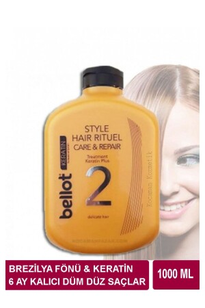 Keratin Bakım & Brezilya Fönü No:2 1000 Ml - Bellot