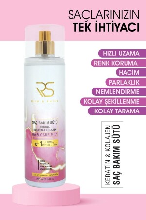 Keratin Kolajen Saç Bakım Sütü 200 ml - Rise And Shine