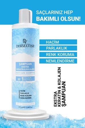 Keratin & Kolajen Şampuan 375 ml - Dermavise
