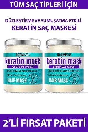 Keratin Saç Maskesi İkili Paket - Boom Butter