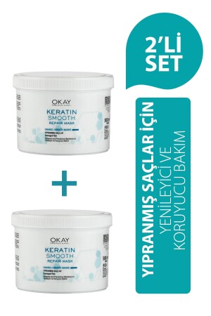 Keratin Smooth 2'li Maske 500 Ml - Okayprofessionnel