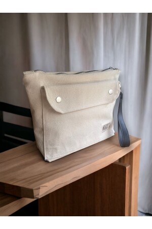 Keten Kanvas Clutch - Organizer - Nuggita