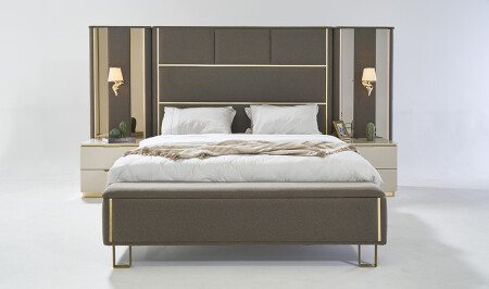 Kıbrıs Bazalı Karyola ve Başlık - Cadde Yıldız