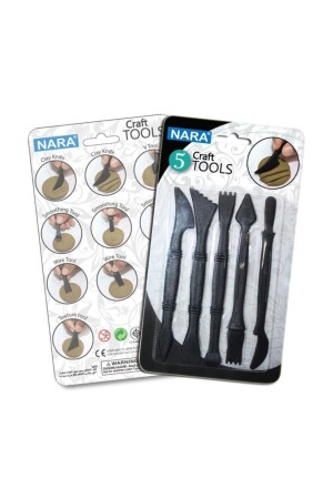 Kiddy Clay Plastik Ebeşuar Modelaj Polimer Kil Model Hamur Şekillendirme 5'li Set - Bigpoint