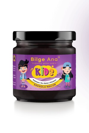 Kids Çocuklar Için Özel Glikoz Içermeyen Arı Sütü Pekmez Bal Ve C Vitaminli Kakaolu Macun Bilge Kids - 5