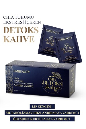 Kilo Vermeye ve Ödem Atmaya Yardımcı Chia Tohumu Içeren Detox Form Kahvesi - Embeauty
