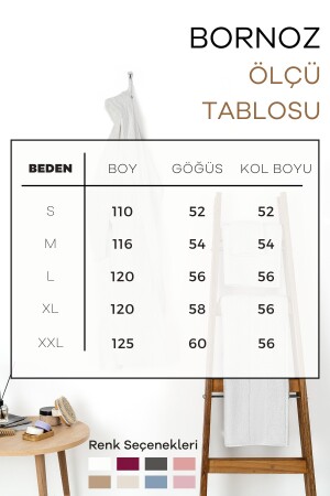 | Kimono | %100 Pamuklu Kadın / Erkek Unisex Kimono Bornoz - 4