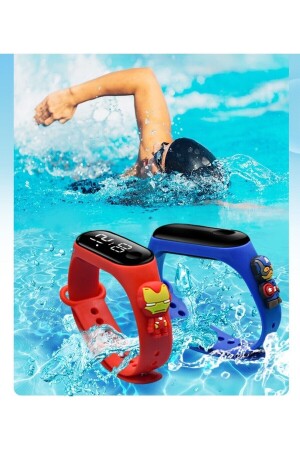 Kinder-Armbanduhr LED Touch wasserdicht mit Hasenfigur - 2